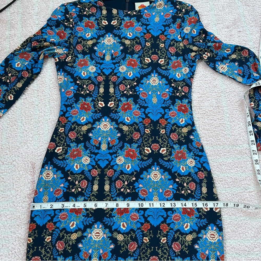 NWT Farm Rio Arabesque Floral Jersey Midi-Dress Size Small - Picture 14 of 16
